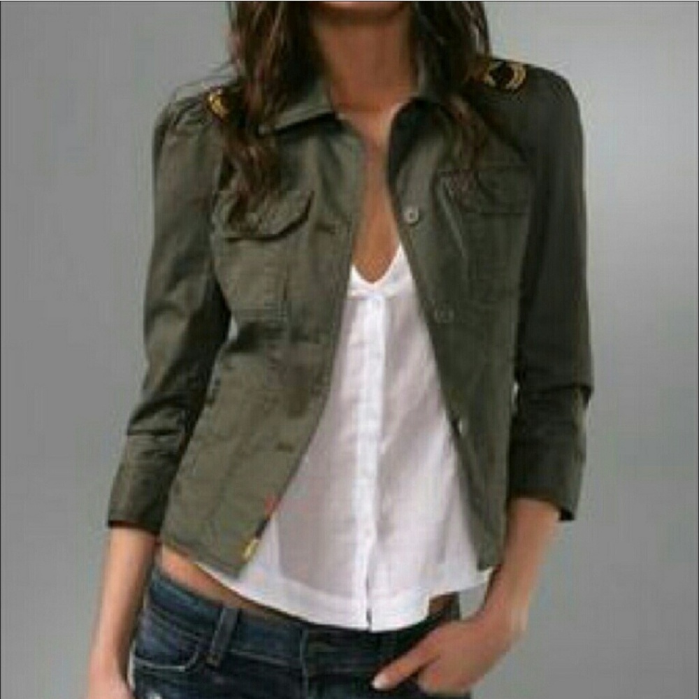 Juicy Couture Army Green Utility Jacket